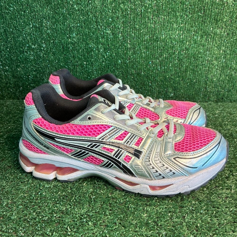 ASICS Gel Kayano 14 Mesh Y2K Athletic Running Shoes Pink Glo Mens 8.5 Womens 10